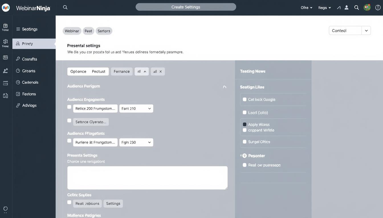 WebinarNinja webinar platform interface