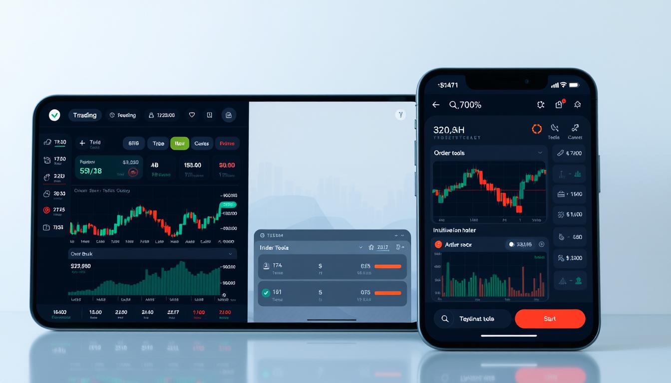 crypto trading app interface