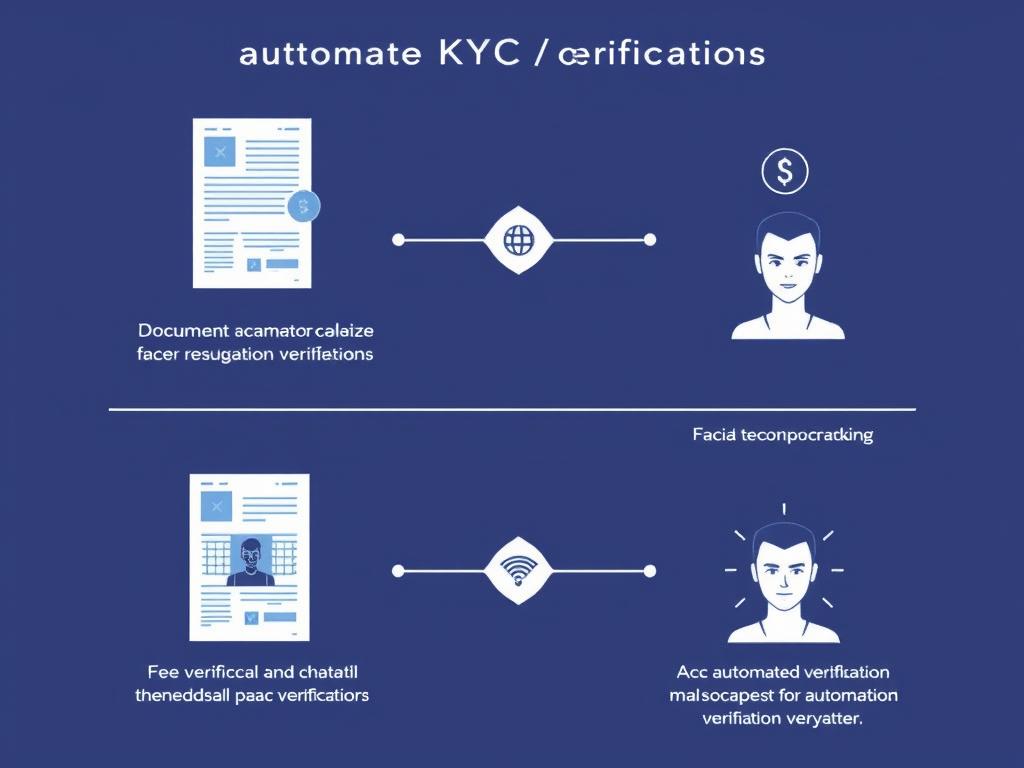 AI-powered KYC verification process for cryptocurrency exchange users