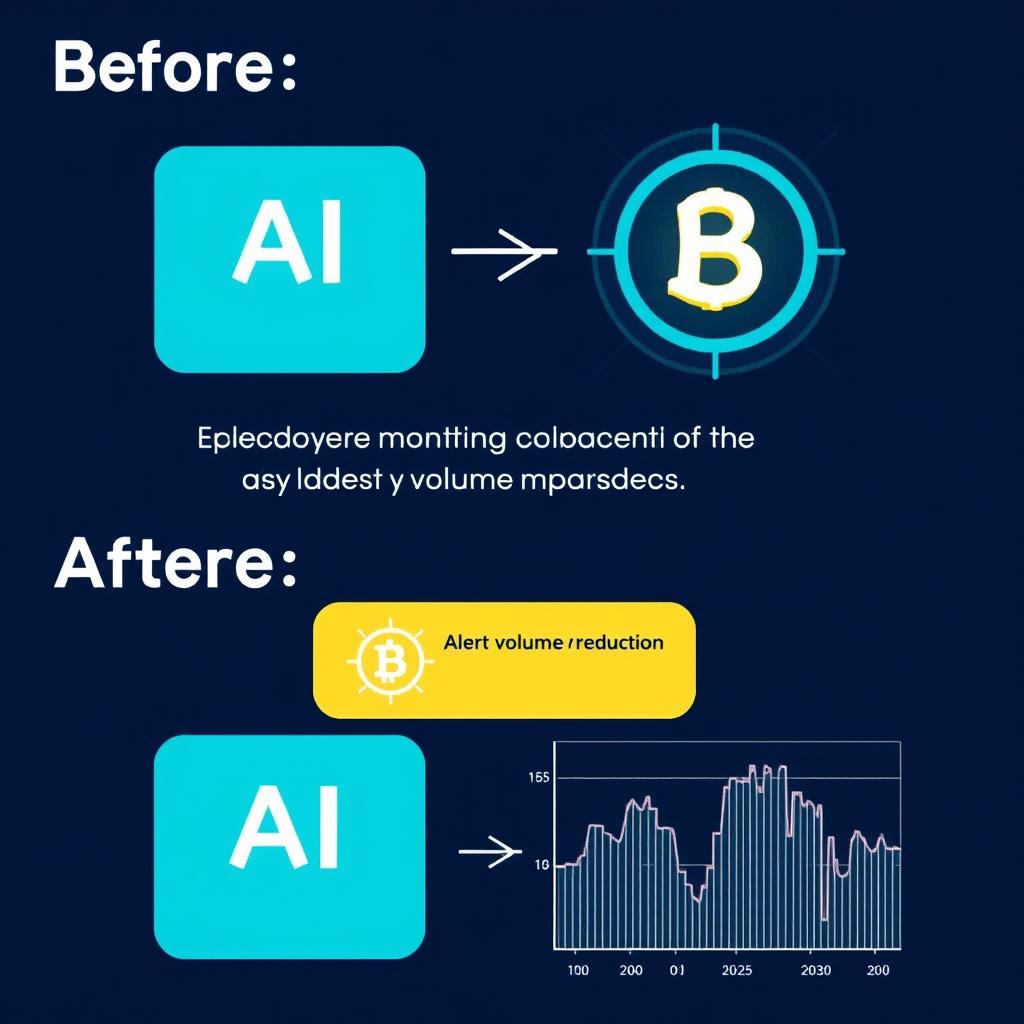 AI reducing false positives in cryptocurrency transaction monitoring