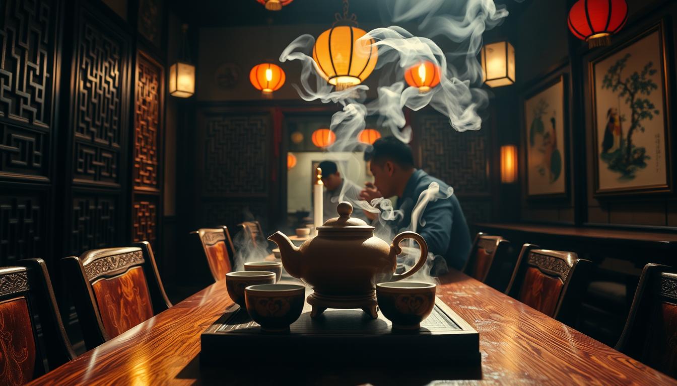 oolong tea in Chinese restaurants