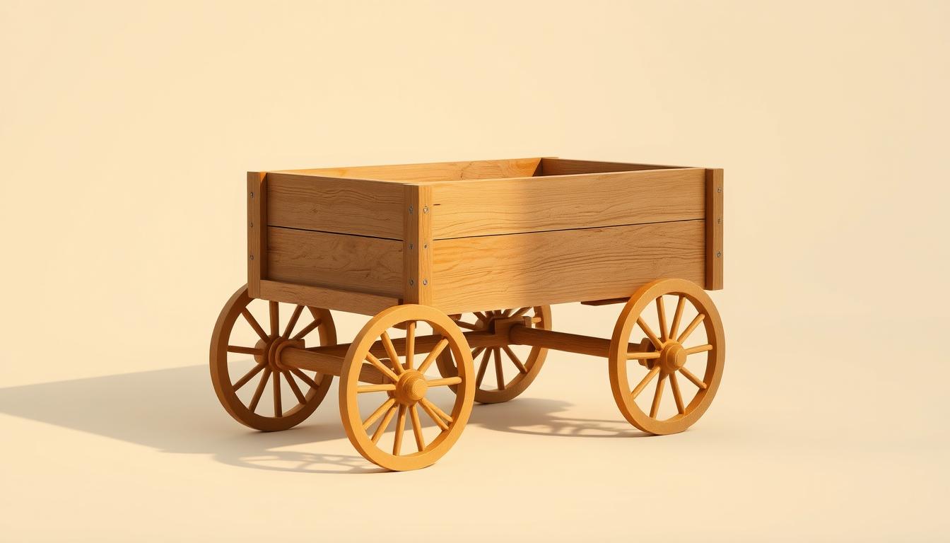 compact wooden wagon design