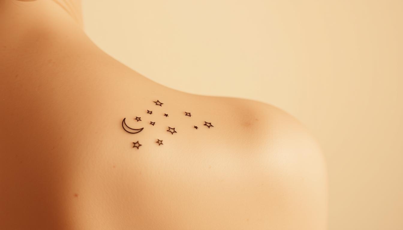 Simple-line-art-cancer-zodiac-sign-tattoo-for-women