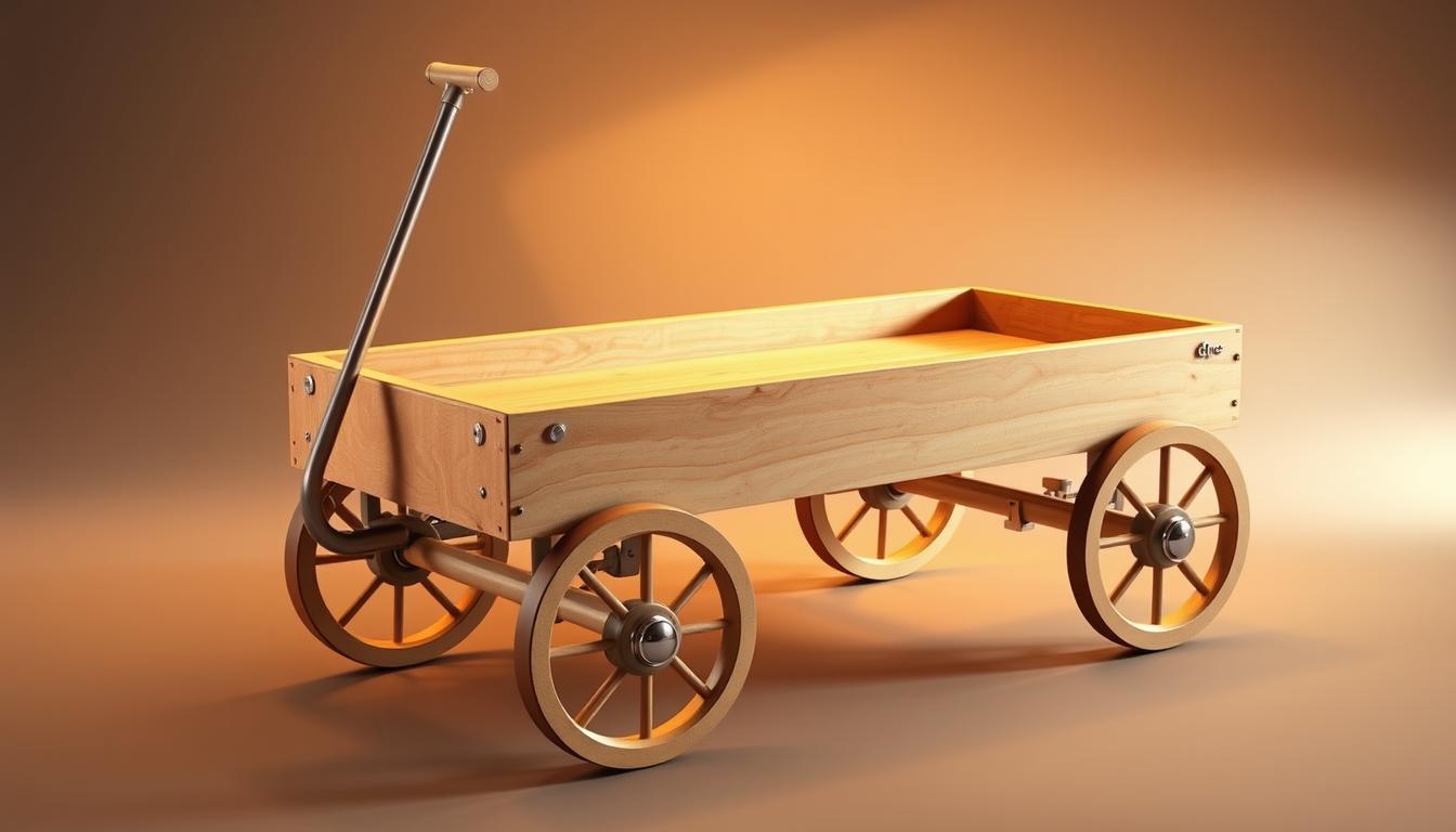 hand-crafted-wooden-wagon-with-metal-wheels
