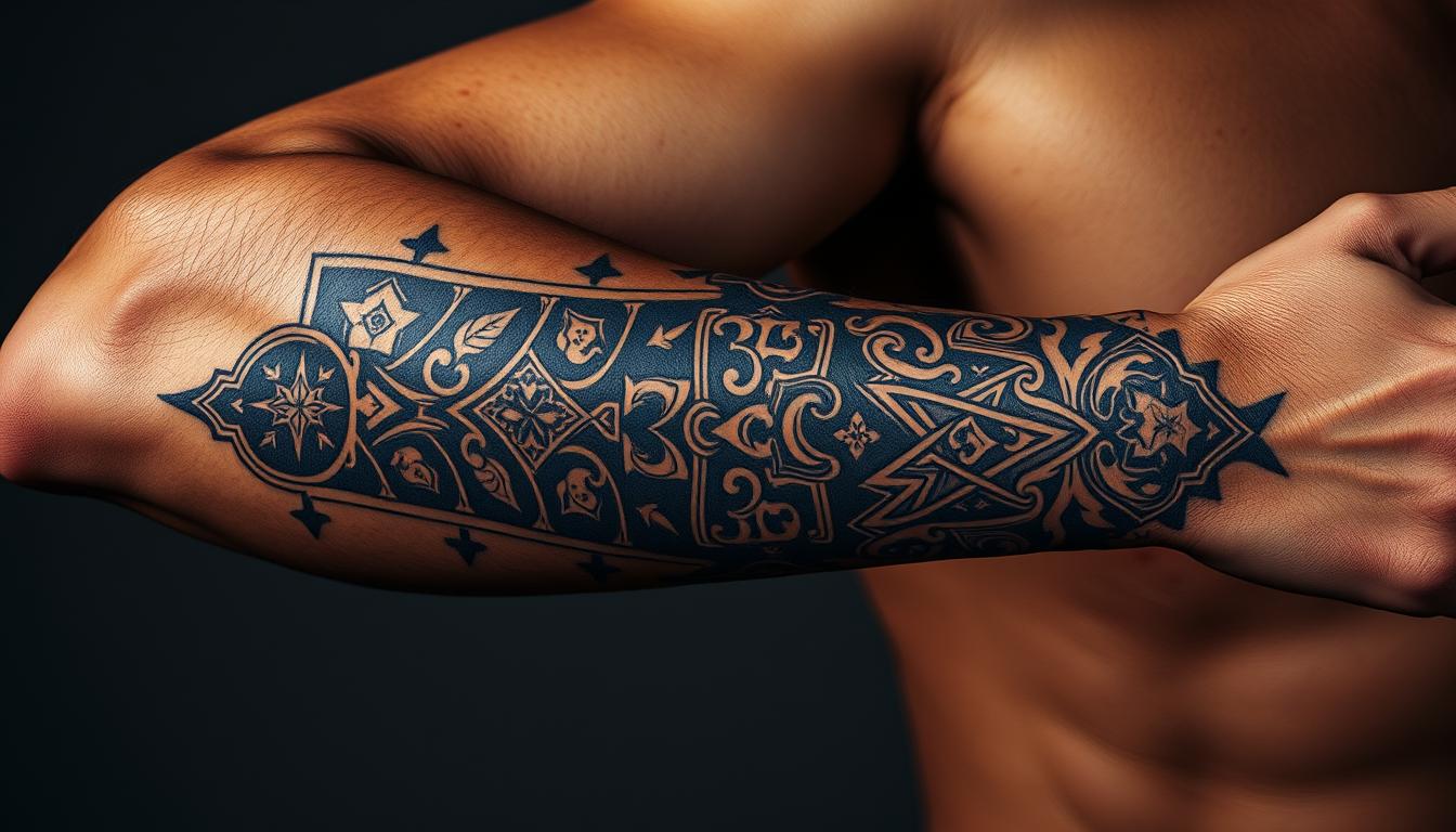 tribal-armband-tattoo-idea-for-biceps