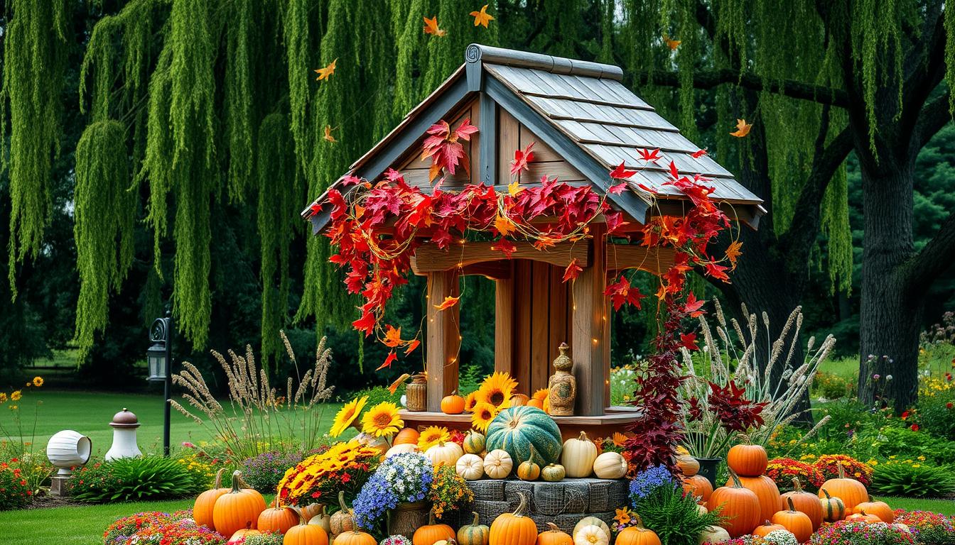 Seasonal-Wooden-Wishing-Well-Decorations