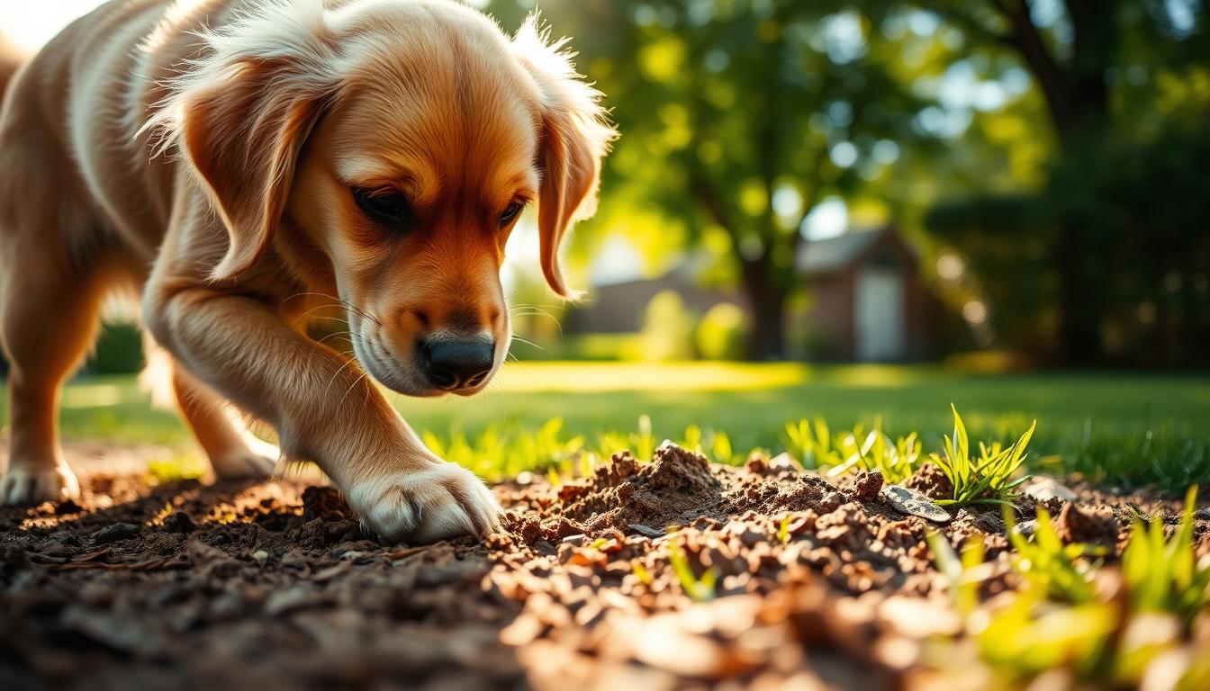 Border-Collie-digging-under-fence-active-digging-behavior