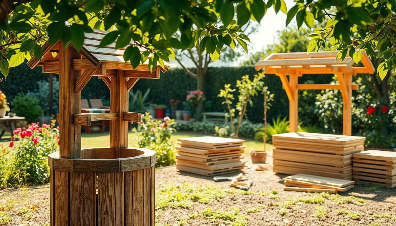 Weathered-Barn-Wood-Wishing-Well-With-Copper-Accents