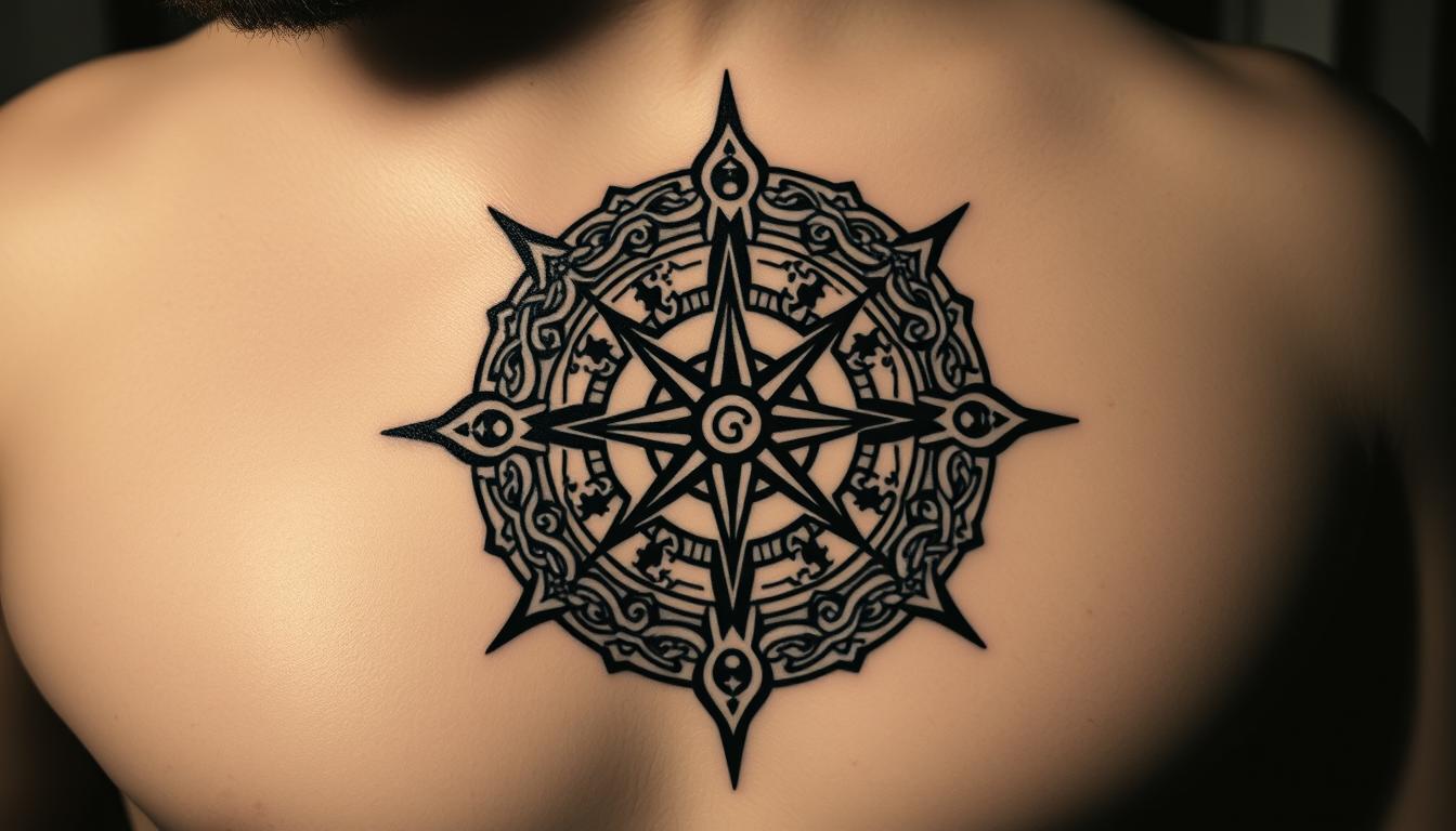 traditional-norse-vegvisir-viking-tattoo
