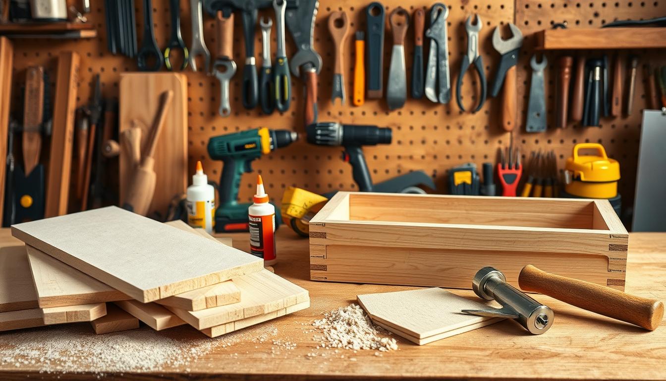 diy wooden tool box materials