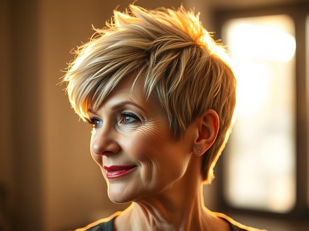 fashion-forward pixie cuts for seniors