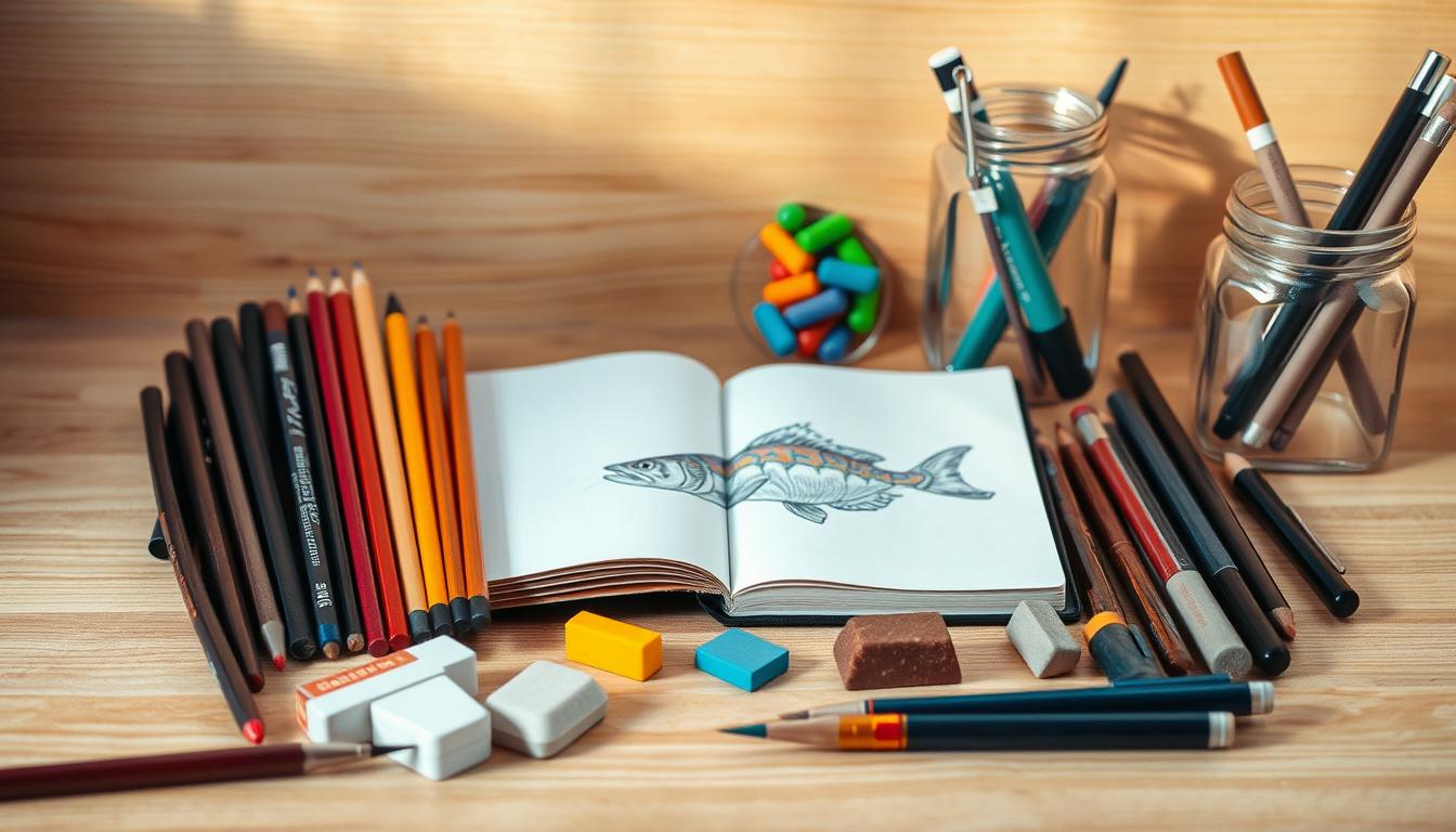 Captivating Fish Drawing Tutorial fish drawing supplies