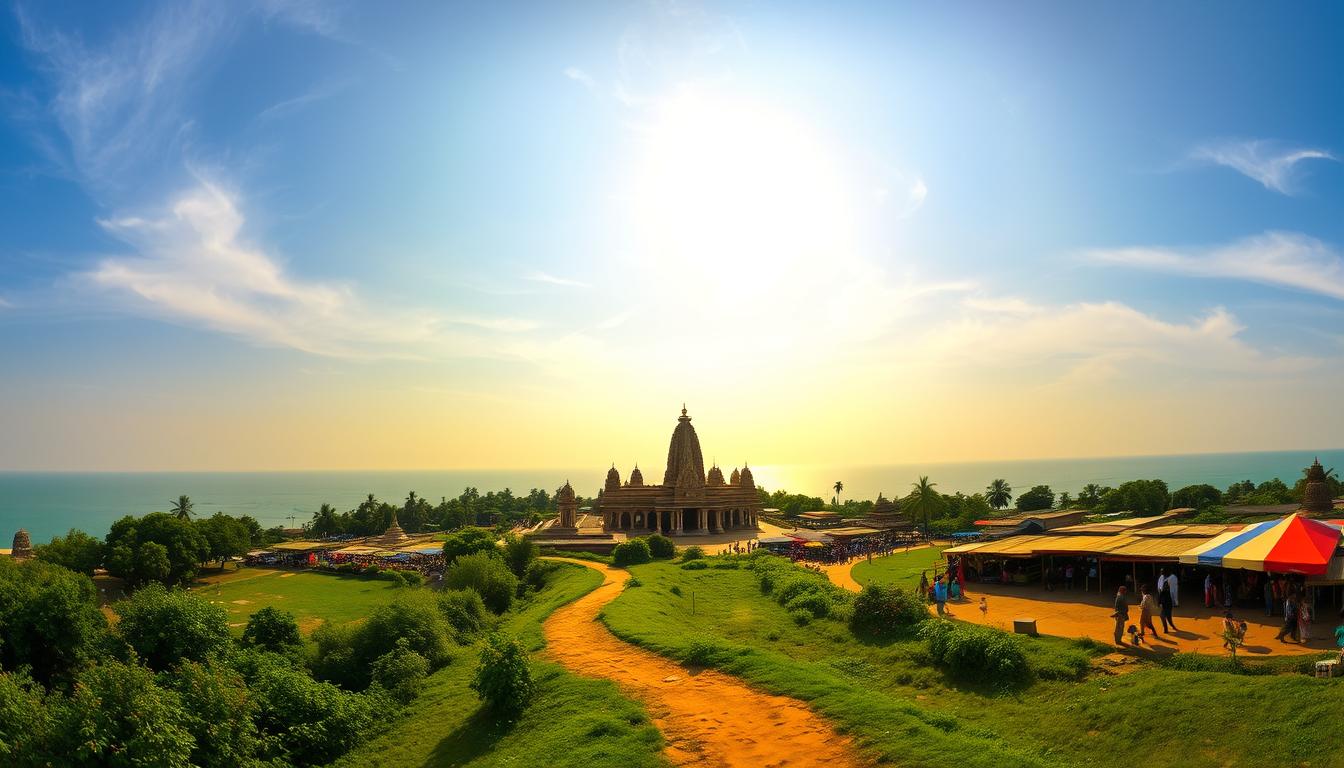 Old digha to digha jagannath temple distance