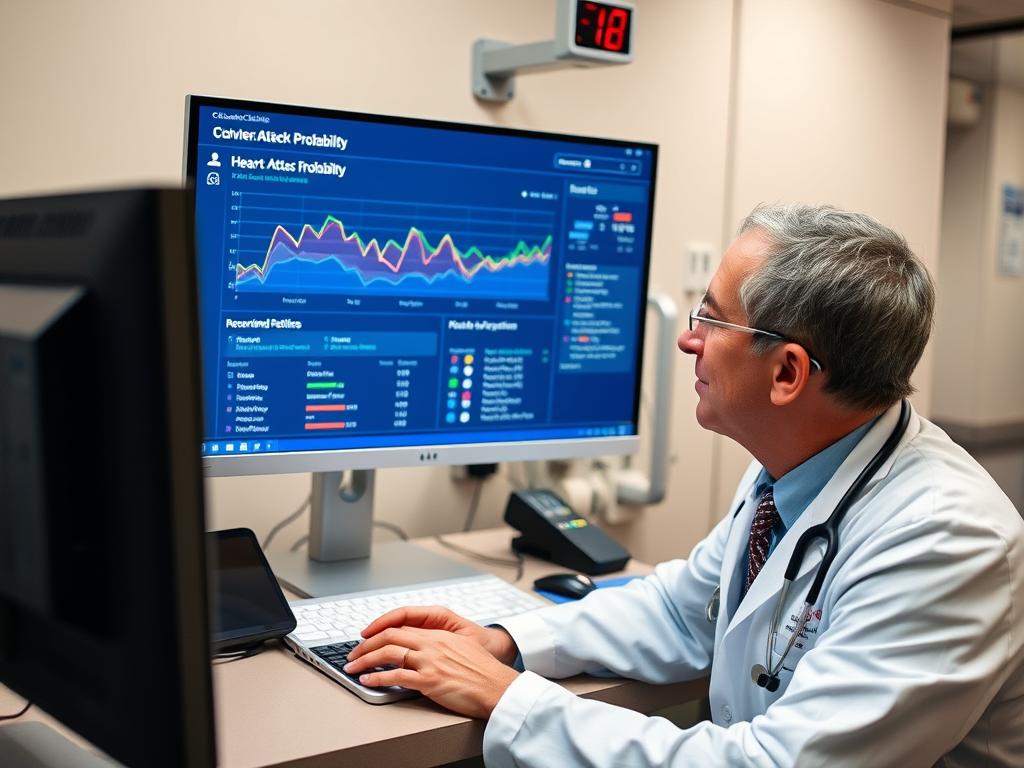 Heart Attack AI Overview: Revolutionising Cardiovascular Care in the United States 9 Cleveland Clinic predictive analytics dashboard for heart attack risk