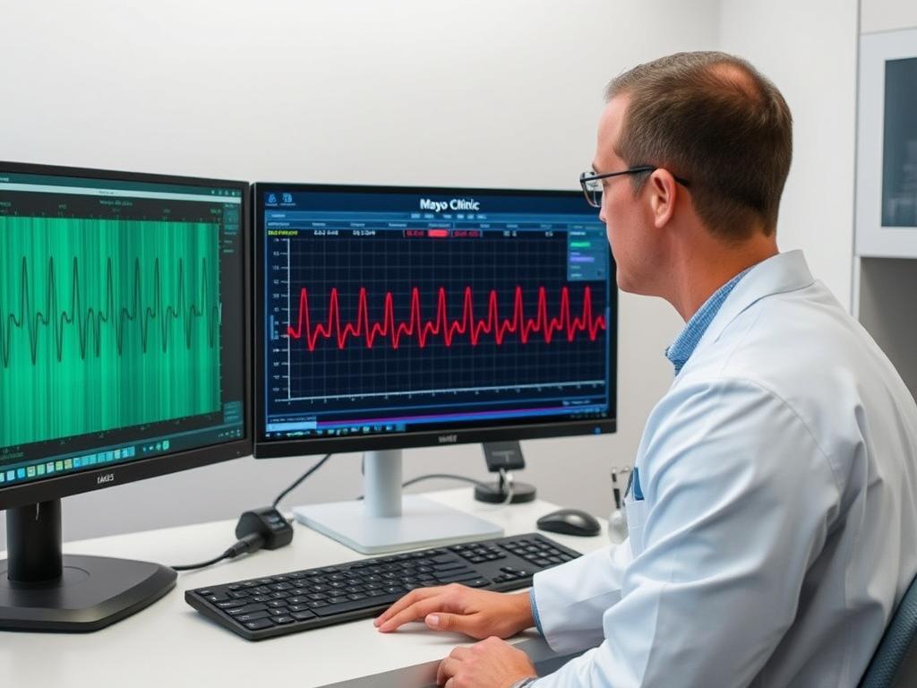 Heart Attack AI Overview: Revolutionising Cardiovascular Care in the United States 8 Mayo Clinic AI ECG analysis system in use