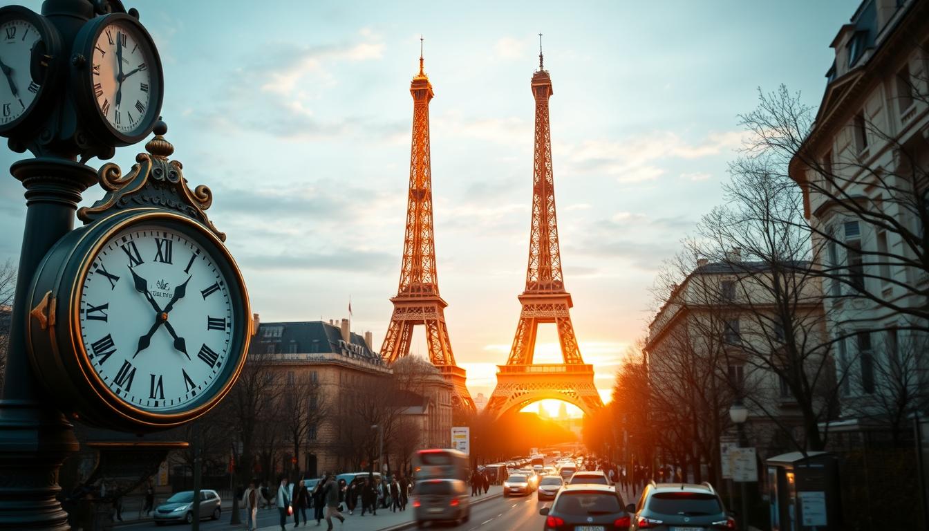 Paris: Zeitverschiebung und Zeitzonen