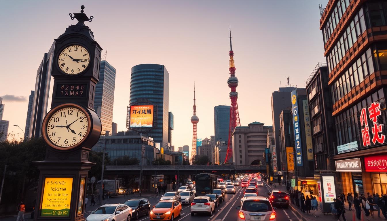 Tokio: Zeitverschiebung und Zeitzonen