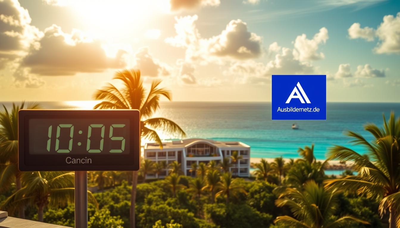 Zeitverschiebung Cancún