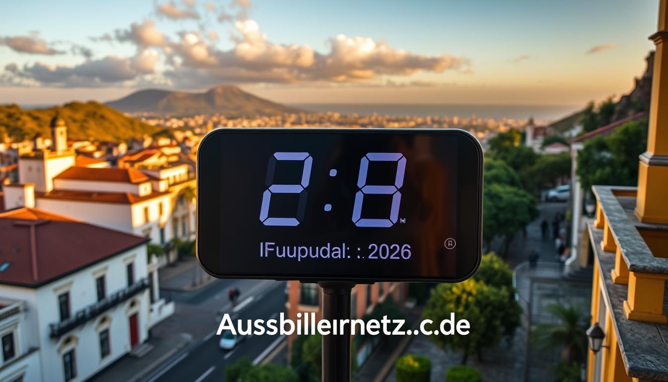 Aktuelle Uhrzeit Madeira