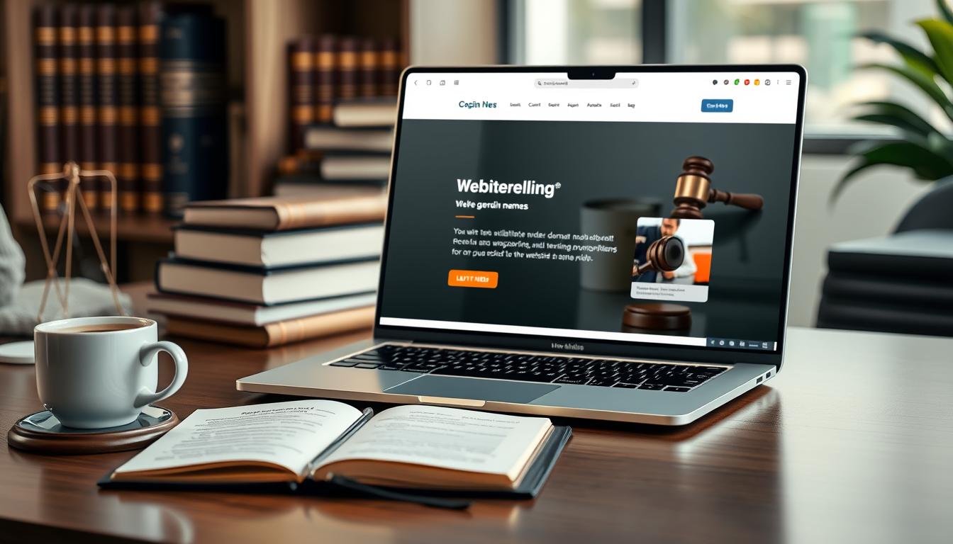 escolher domínio site advocacia