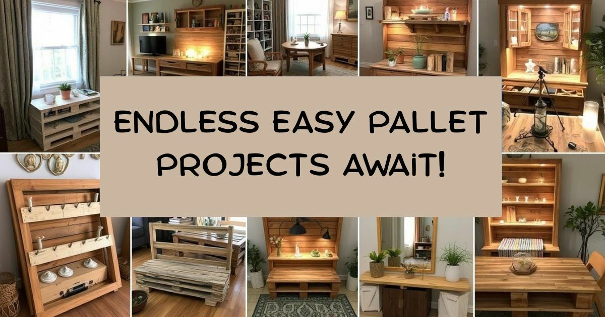 collection of diy easy pallet projects