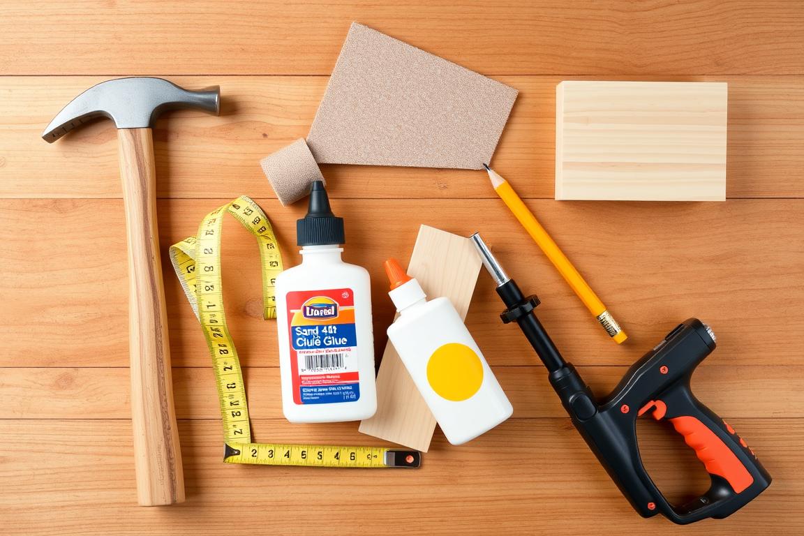 Common household tools that can be used for scrap wood projects