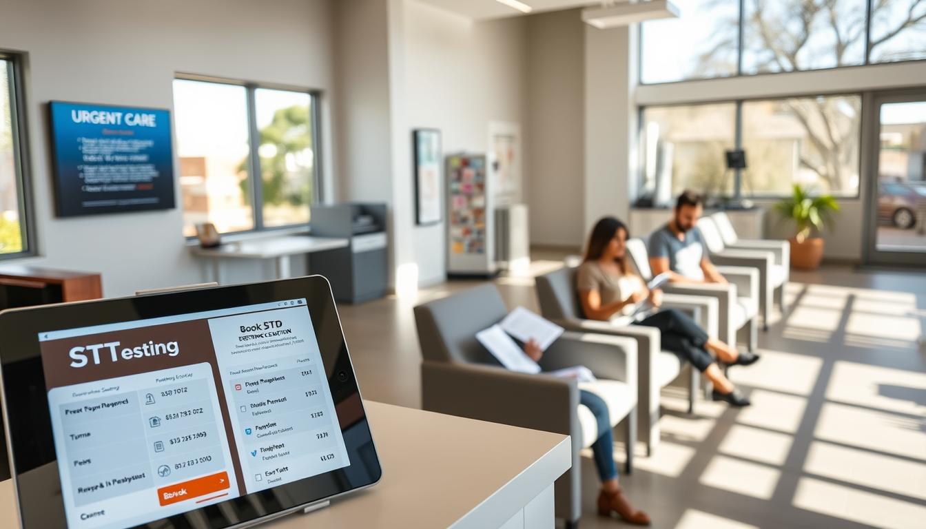 std testing fees urgent care