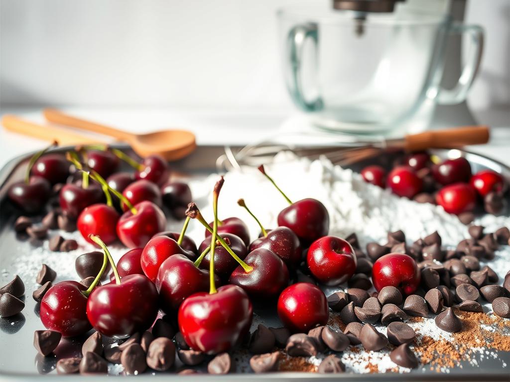 chocolate cherry bake ingredients