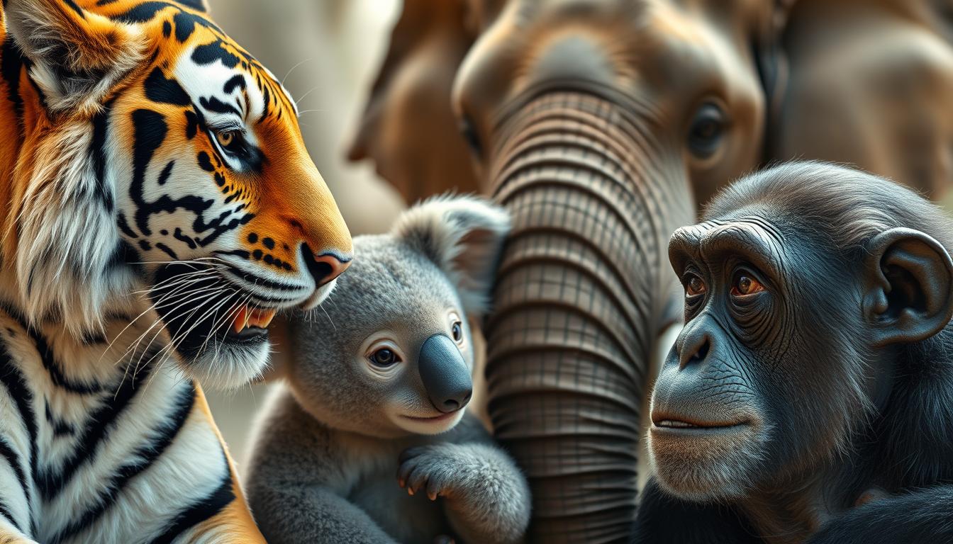 empatia dos animais exóticos
