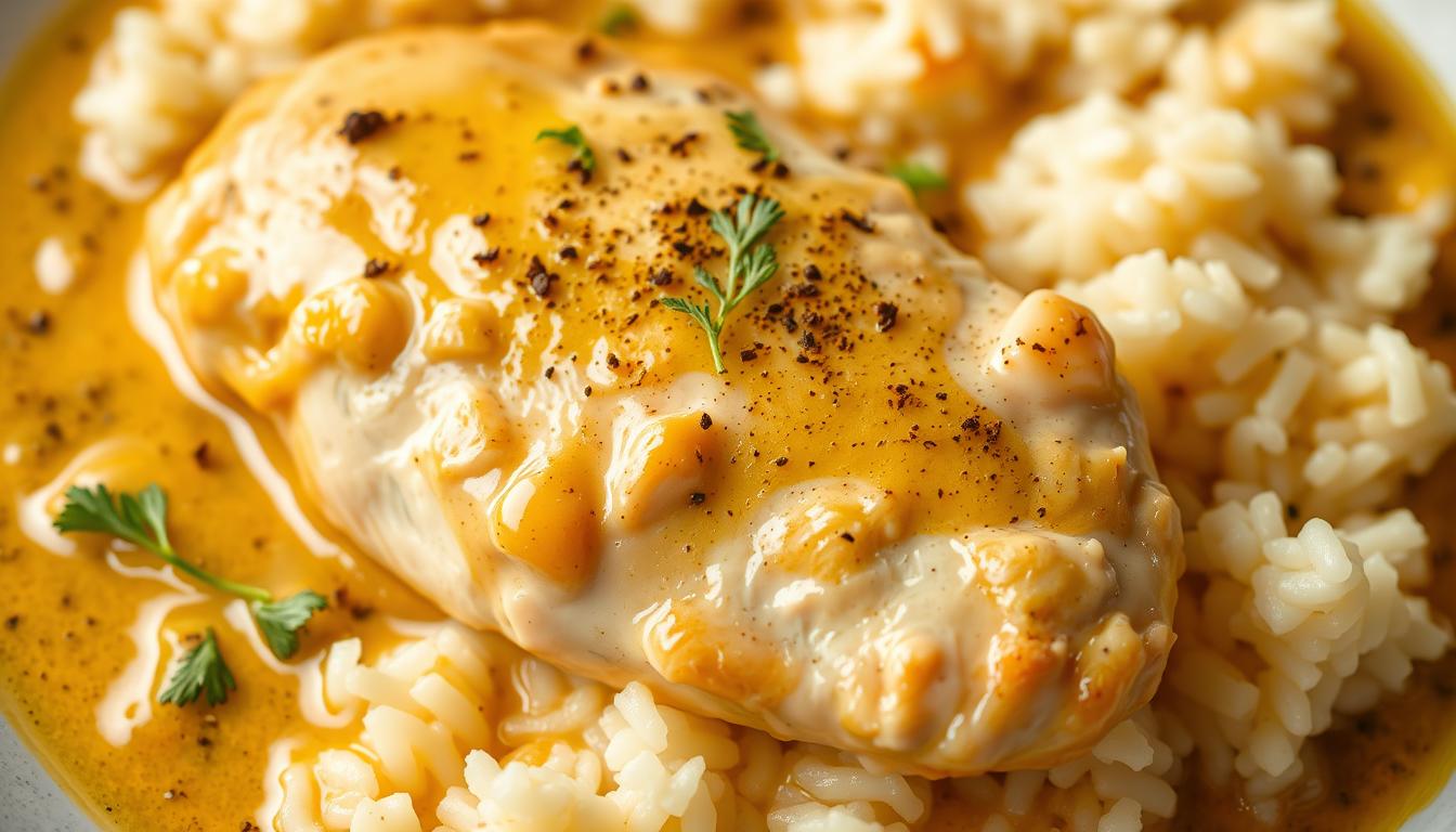 poulet à la crème