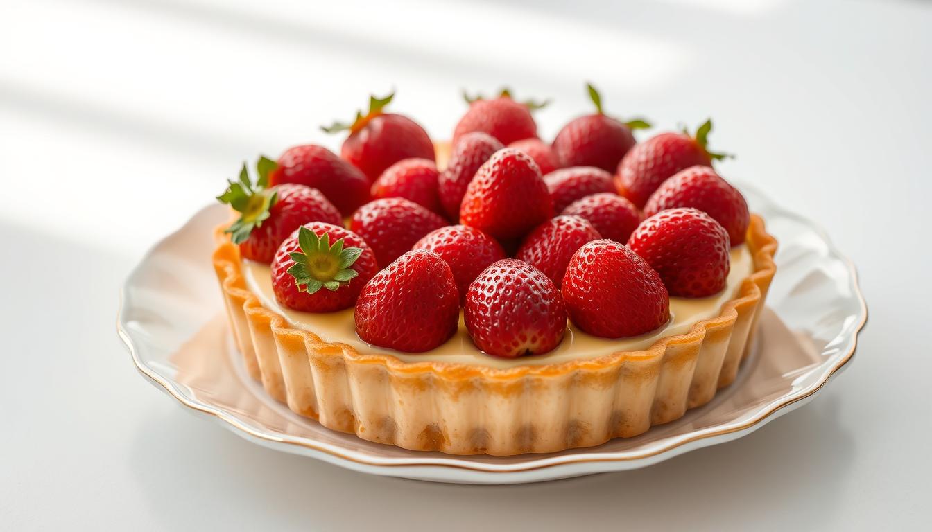 tarte aux fraises creme patissiere
