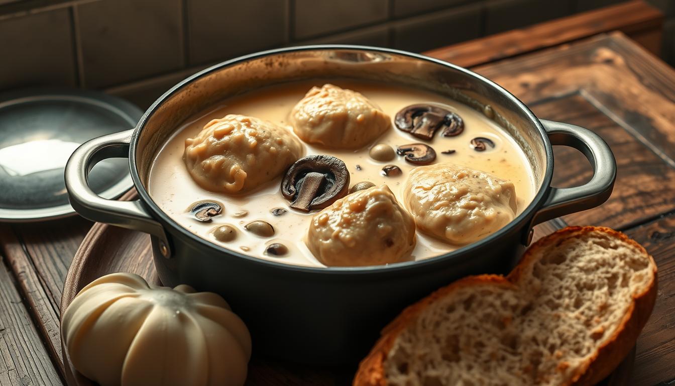poulet à la crème façon grand-mère