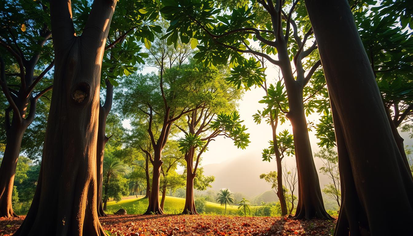 أشجار المطاط