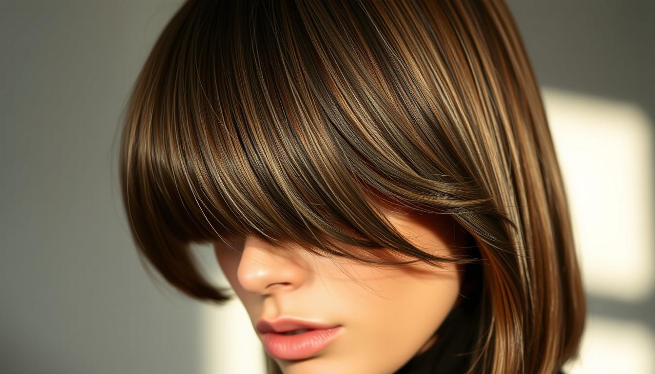 blowout taper with textured fringe