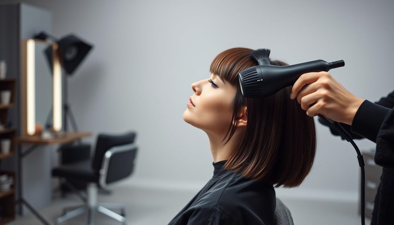 blow-drying techniques for textured haircuts