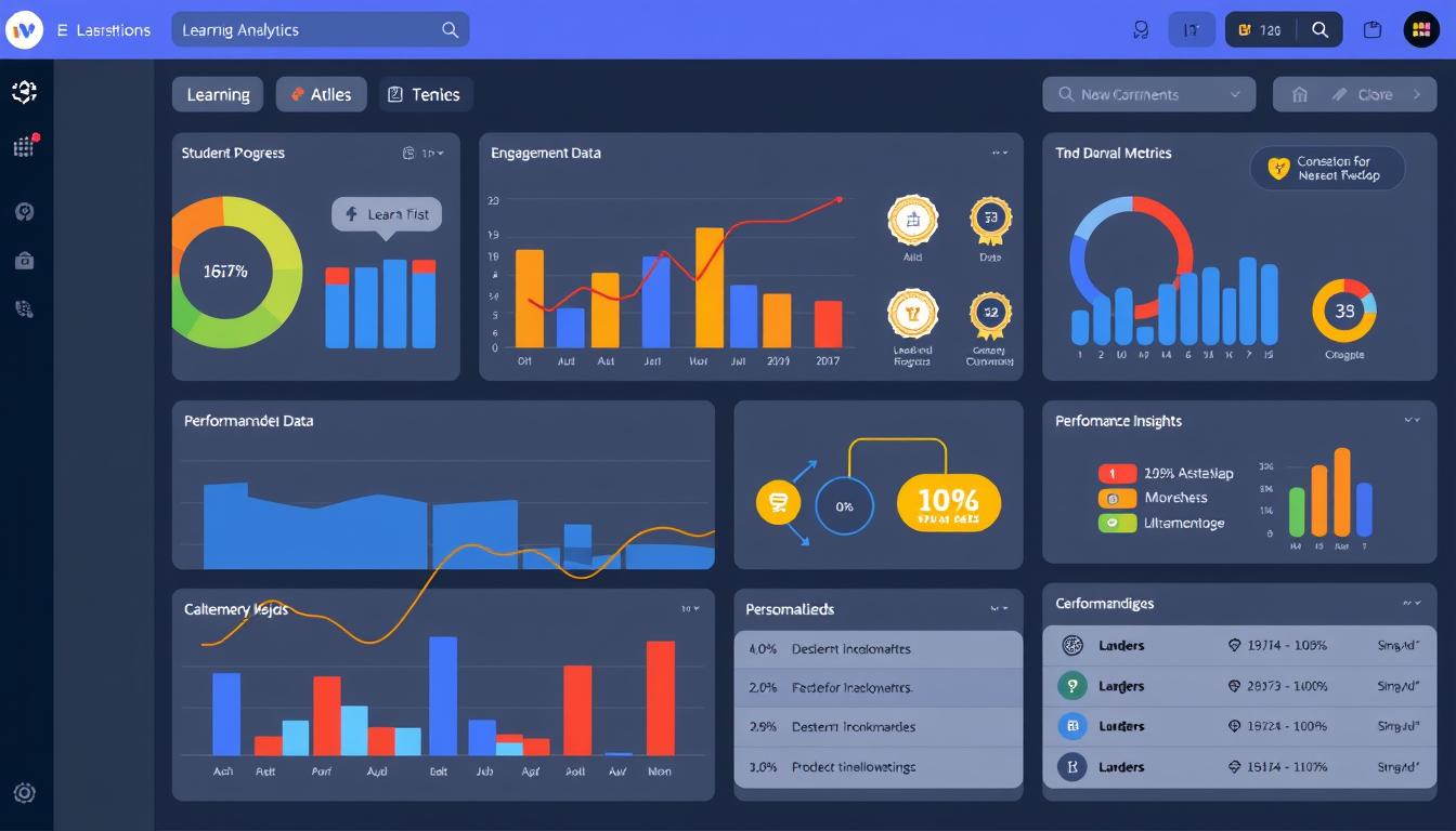 Dashboard analitik pembelajaran dalam platform e-learning ramah pengguna