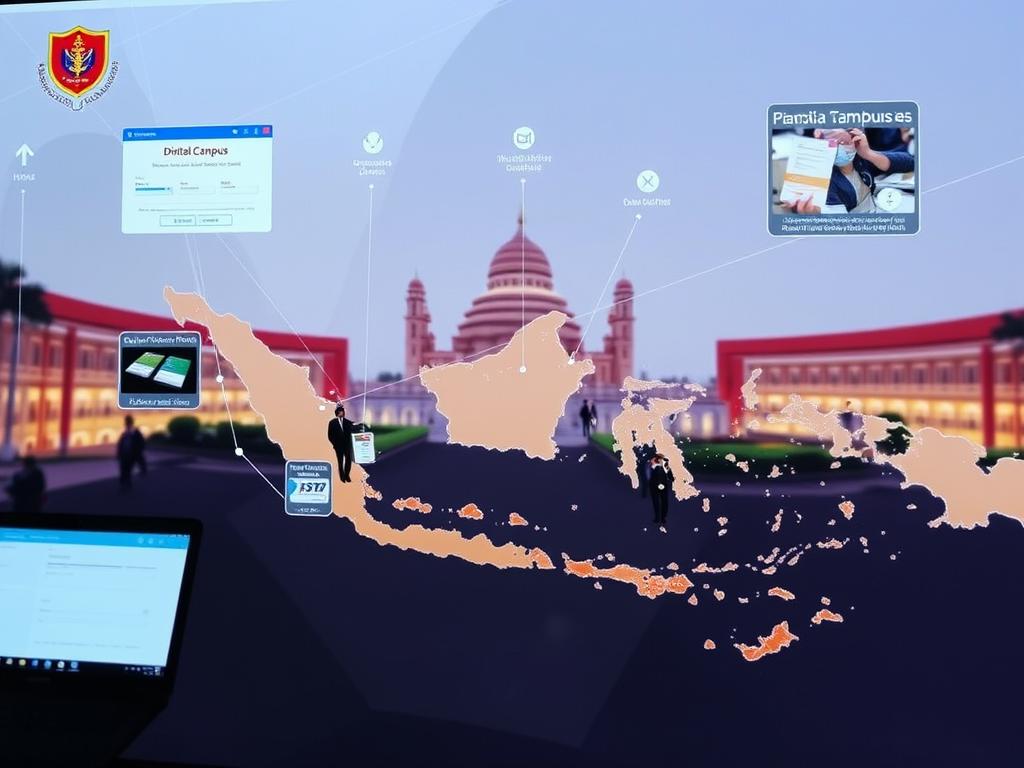 Universitas Terbuka dengan sistem e-learning yang menjangkau seluruh Indonesia