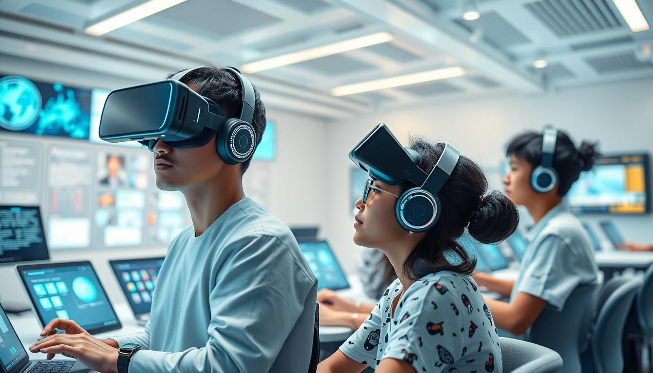 Visualisasi prediksi masa depan inovasi kursus online dengan teknologi AI dan VR