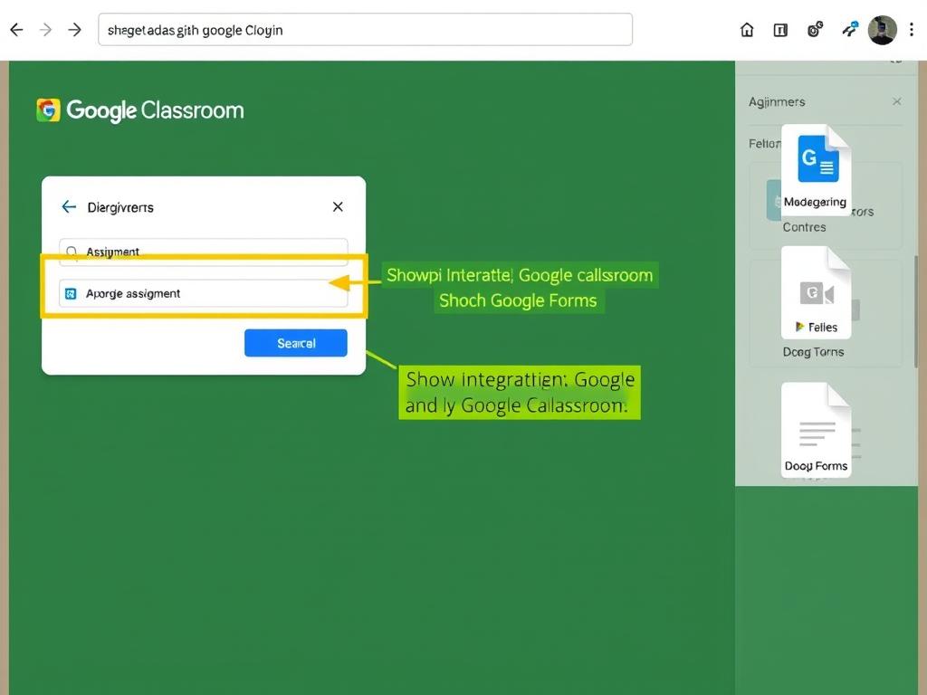 Antarmuka Google Classroom dengan fitur kolaboratif untuk inovasi kursus online