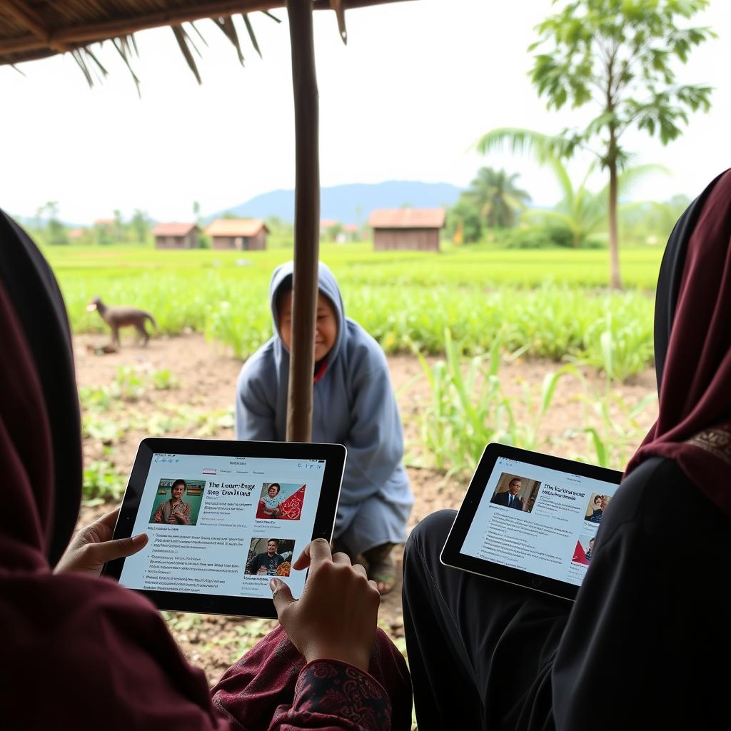 Teknologi e-learning yang berfungsi dengan bandwidth rendah di daerah terpencil