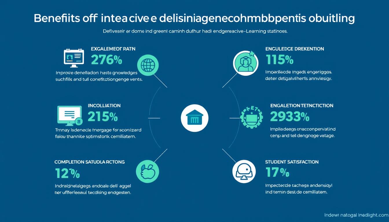Grafik manfaat platform e-learning interaktif