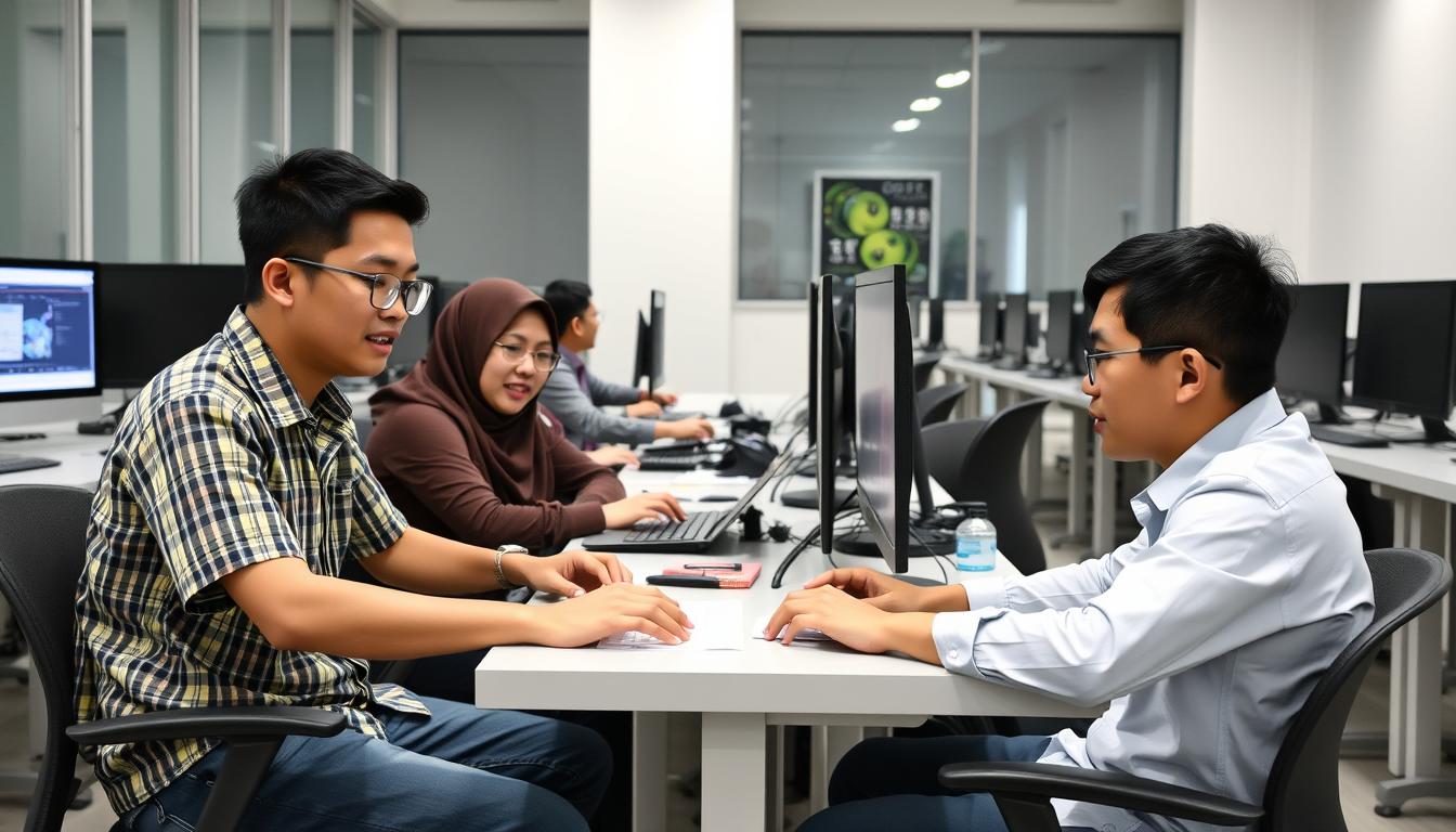 Peserta didik mengembangkan keterampilan digital melalui e-learning