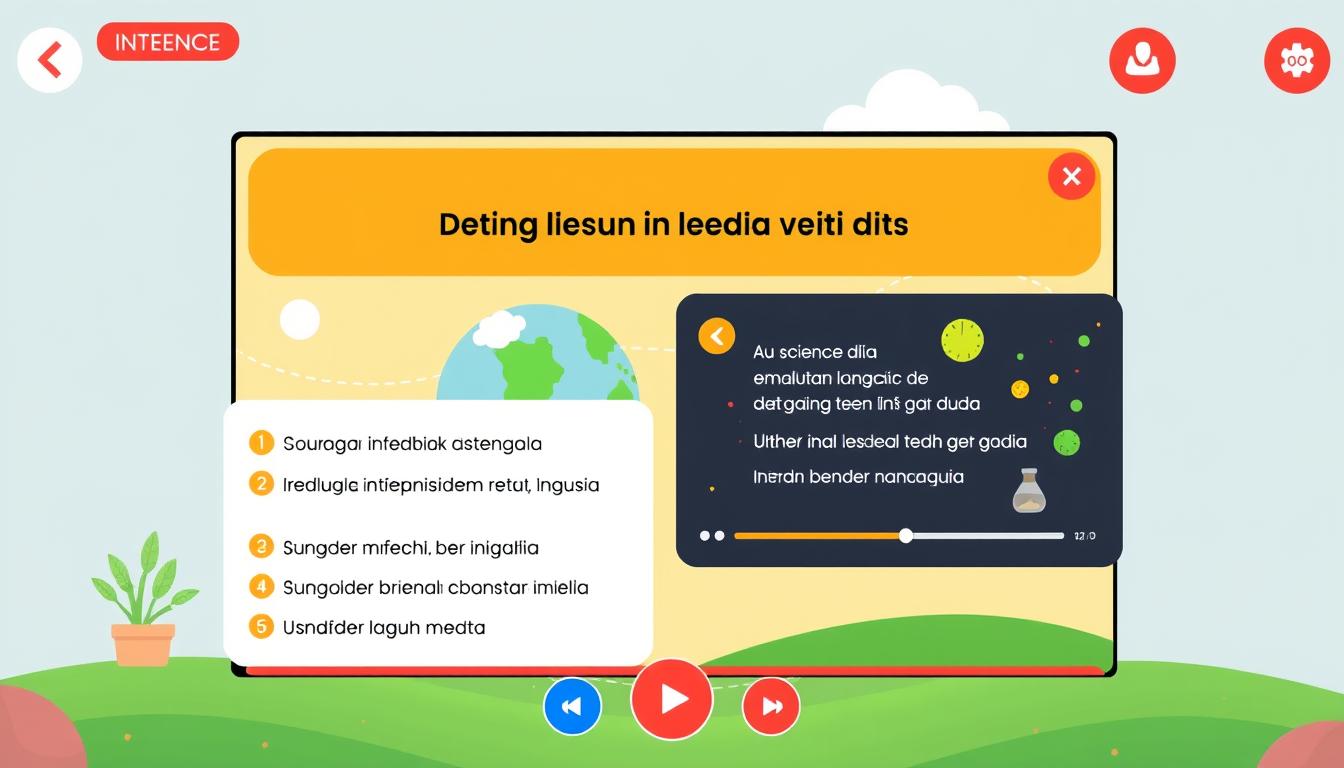 Video pembelajaran interaktif dalam e-learning sekolah digital