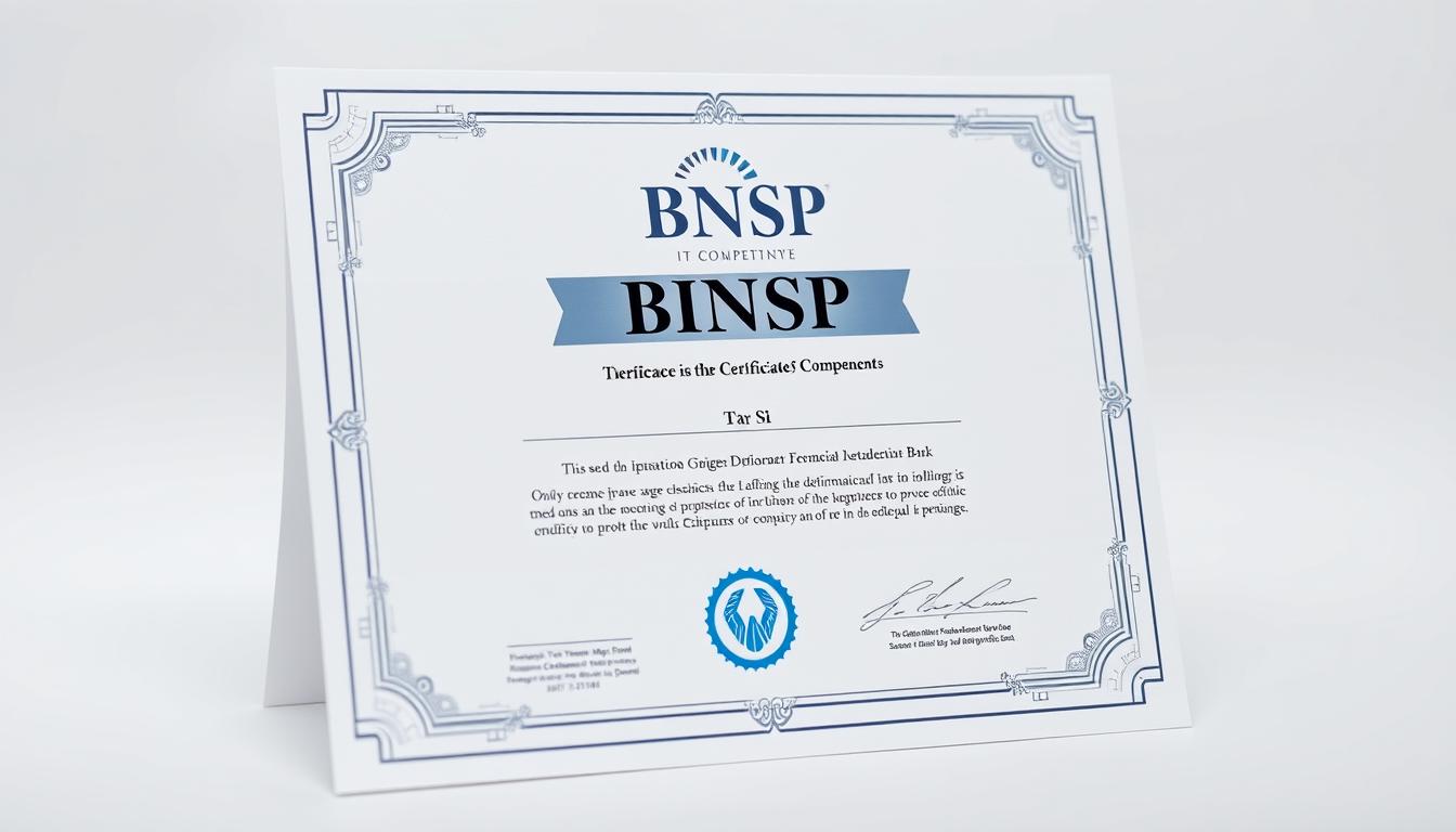sertifikat kompetensi BNSP IT
