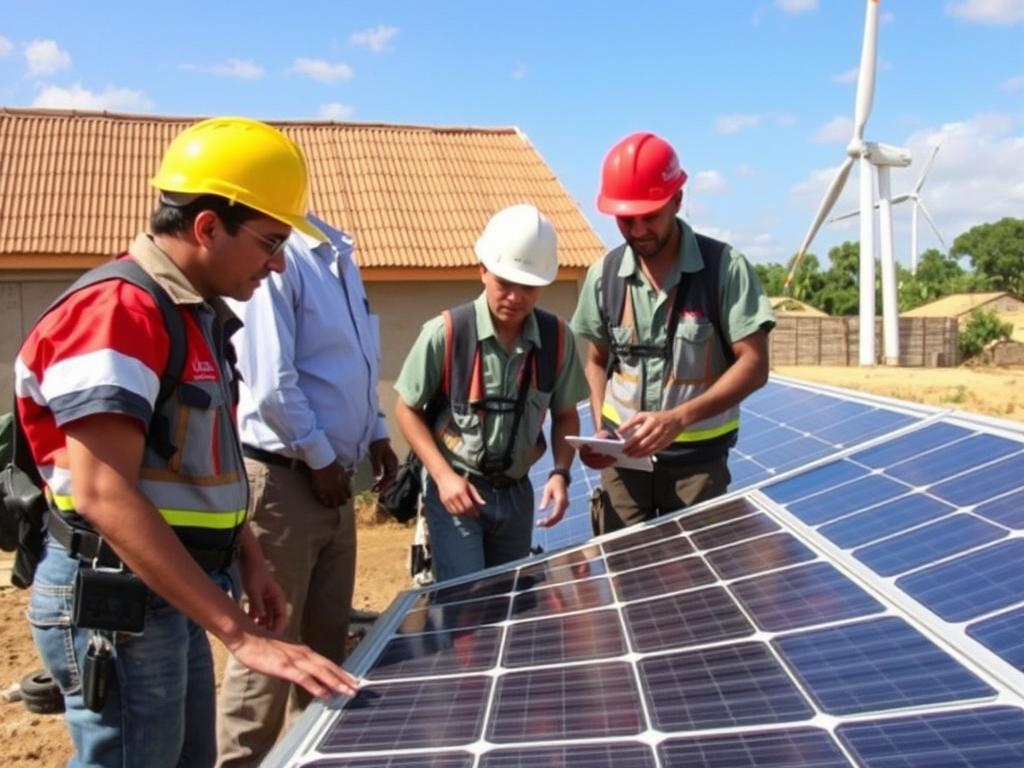 Proyek transfer teknologi energi terbarukan dari negara maju ke negara berkembang dalam kerangka diplomasi energi