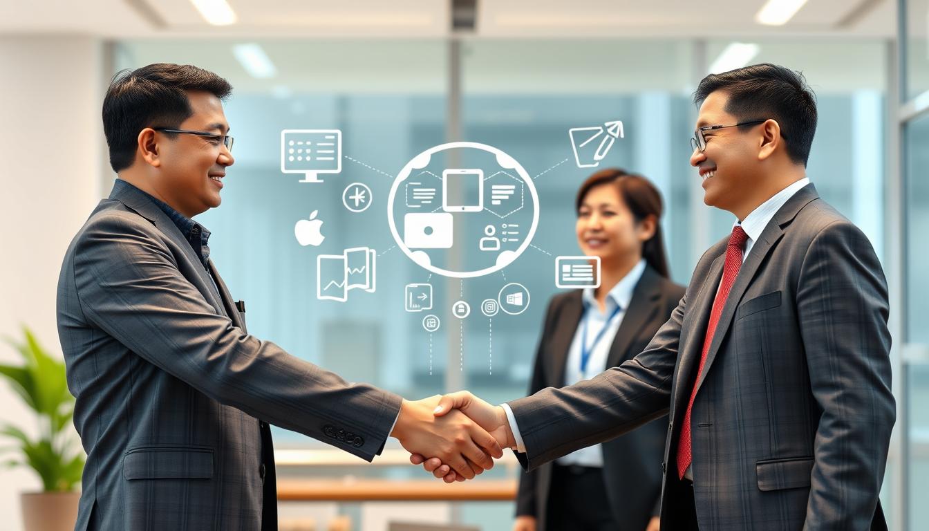 Kolaborasi antara pemerintah dan swasta dalam pengembangan platform e-learning Indonesia