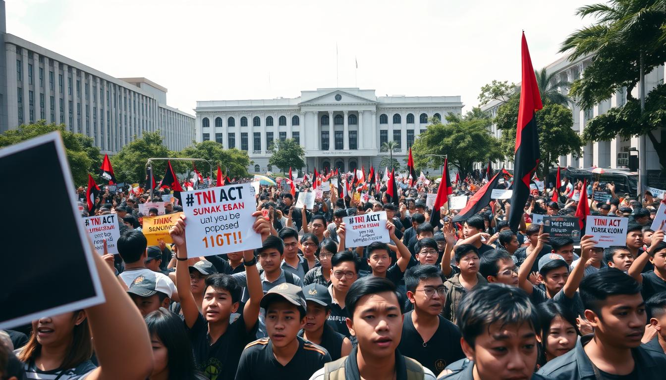 Demo Mahasiswa Trisakti & Puluhan Kampus Tolak Revisi UU TNI 2025
