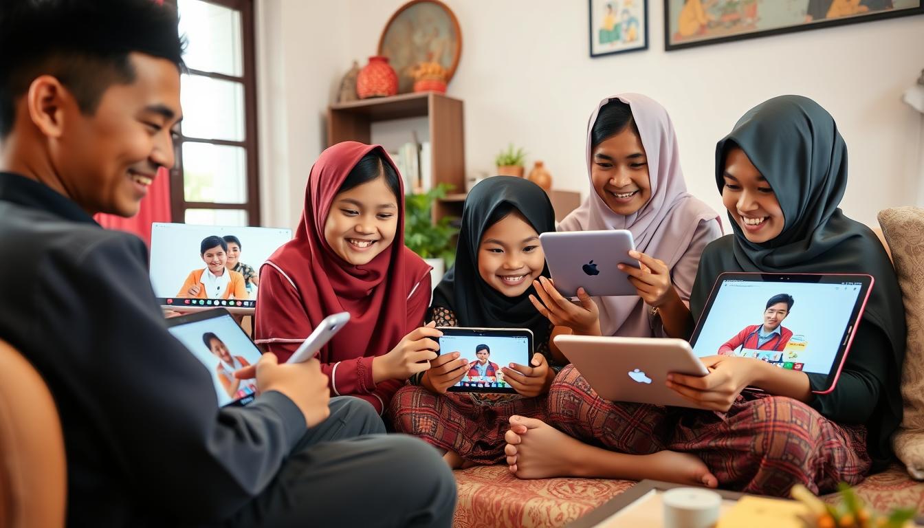 Siswa Indonesia menggunakan platform bimbingan belajar daring lokal sebagai inovasi kursus online masa kini