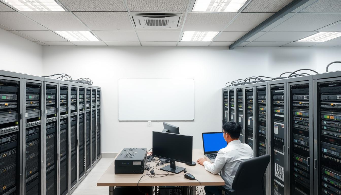 Infrastruktur server lokal untuk LMS berbasis Moodle