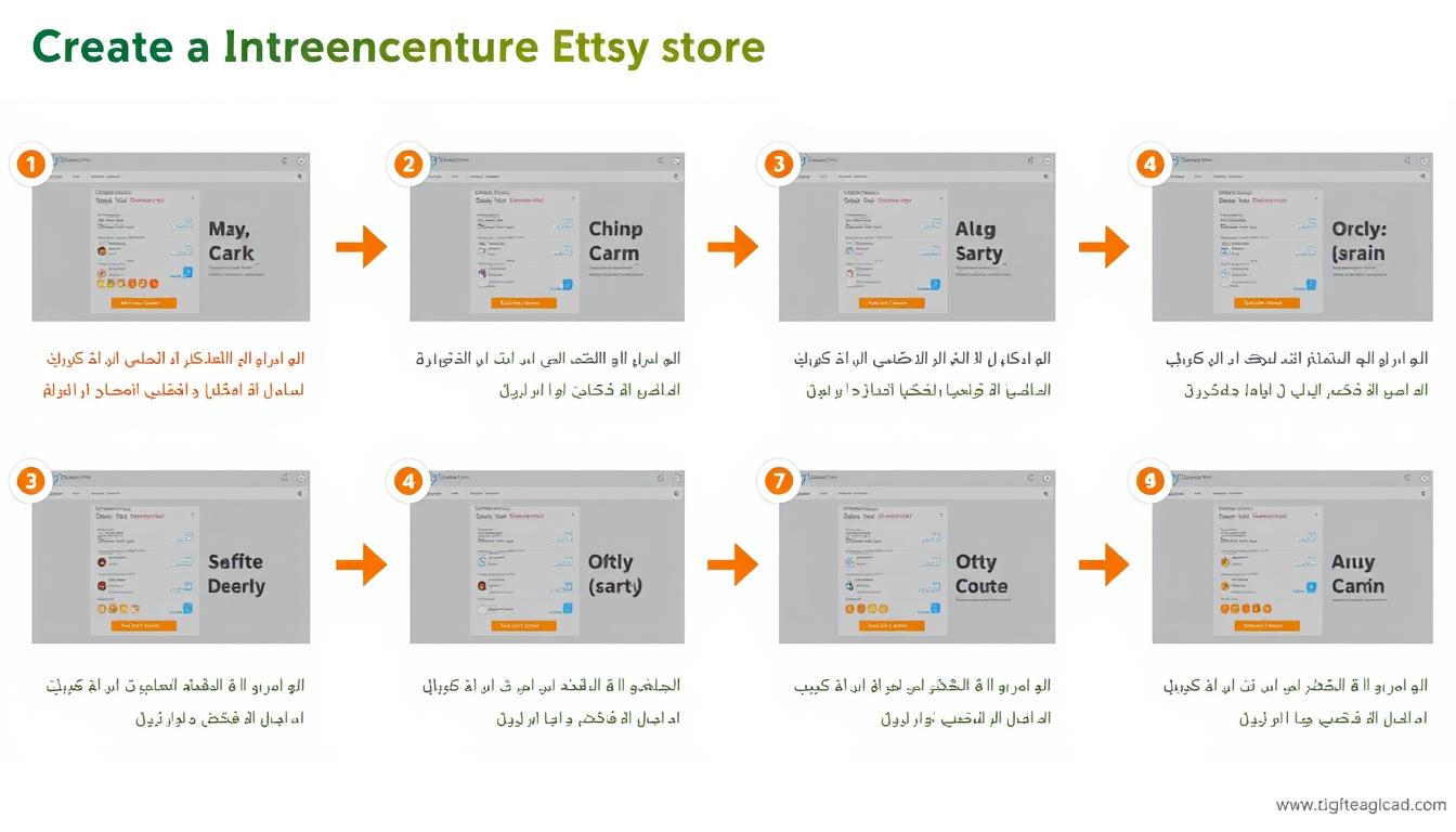 خطوات إنشاء متجر إتسي للمنتجات الرقمية والربح